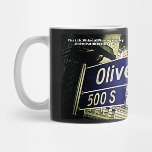 Olive Street, Los Angeles, California by Mistah Wilson Mug